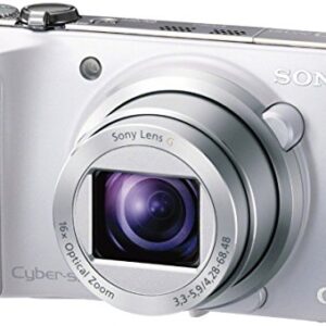 SONY Cyber-shot HX10V (18.2MP/x16 Optical zoom) White - International Version (No Warranty)