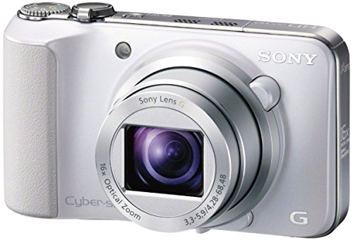 SONY Cyber-shot HX10V (18.2MP/x16 Optical zoom) White - International Version (No Warranty)