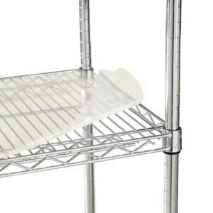 Alera ALESW59SL4824 Plastic 48 in. x 24 in. Shelf Liners For Wire Shelving - Clear (4/Pack)