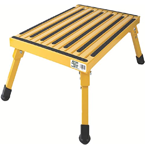 Safety Step XL-08C-Y Yellow X-Large Folding Recreational Step Stool