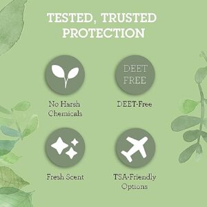 Quantum Health Buzz Away Extreme Insect Repellent DEET Free Cedarwood Lemongrass & Citronella Oil Outdoor Mosquito & Tick Bug Spray Powerful Plants Repel Bugs Off Your Skin, Safe for Kids - 8 Ounce