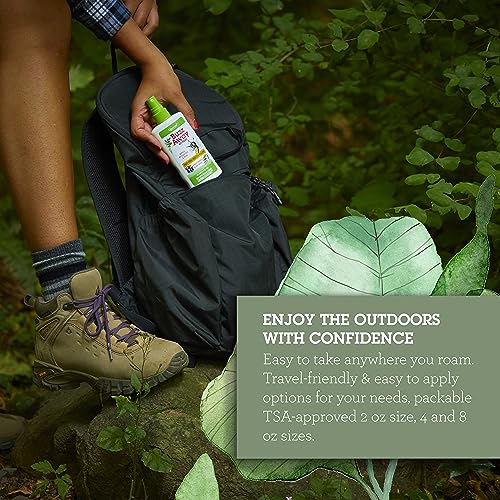 Quantum Health Buzz Away Extreme Insect Repellent DEET Free Cedarwood Lemongrass & Citronella Oil Outdoor Mosquito & Tick Bug Spray Powerful Plants Repel Bugs Off Your Skin, Safe for Kids - 8 Ounce