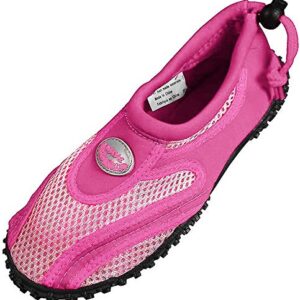 Womens Water Shoes Aqua Socks Pool Beach ,Yoga,Dance and Exercise (8, Fuchsia/Pink 1185L)