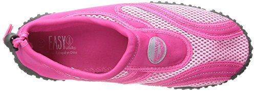 Womens Water Shoes Aqua Socks Pool Beach ,Yoga,Dance and Exercise (8, Fuchsia/Pink 1185L)