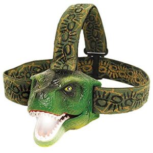 Sun Company DinoBryte - Adjustable Strap, Battery Powered Flashlight with Realistic Dinosaur Roar Sound, Perfect for Children Ages 6 and Up