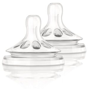 philips avent bpa free natural slow flow nipples, 2-pack.