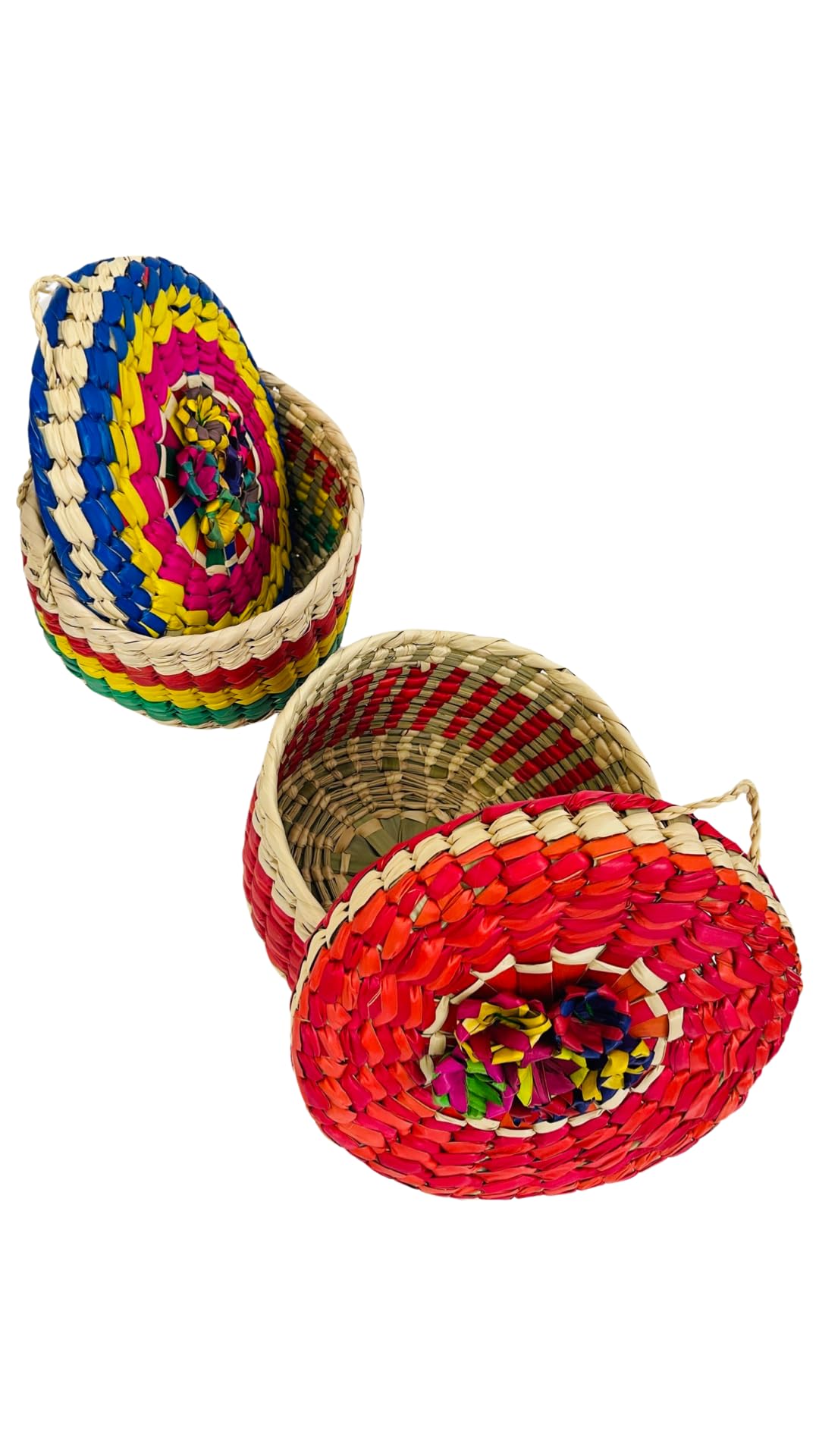 Leos Imports Handmade Mexican Palm Tortilla Basket, Tortillera Made in Mexico