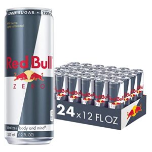 red bull energy drink, zero, 12 fl oz (24 pack)