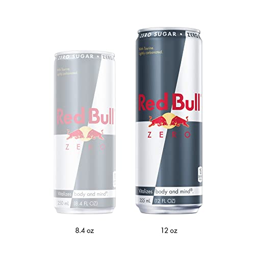 Red Bull Energy Drink, Zero, 12 fl oz (24 Pack)