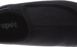 Propét Womens Cush 'N Foot Slipper, Black, 9 US