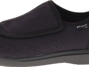 Propét Womens Cush 'N Foot Slipper, Black, 9 US