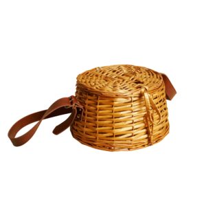 wald imports Willow Creel - Rattan Basket - Woven Baskets for Storage - Decorative Wicker Baskets