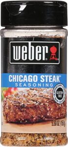 weber chicago steak seasoning 5.5 ounce shaker