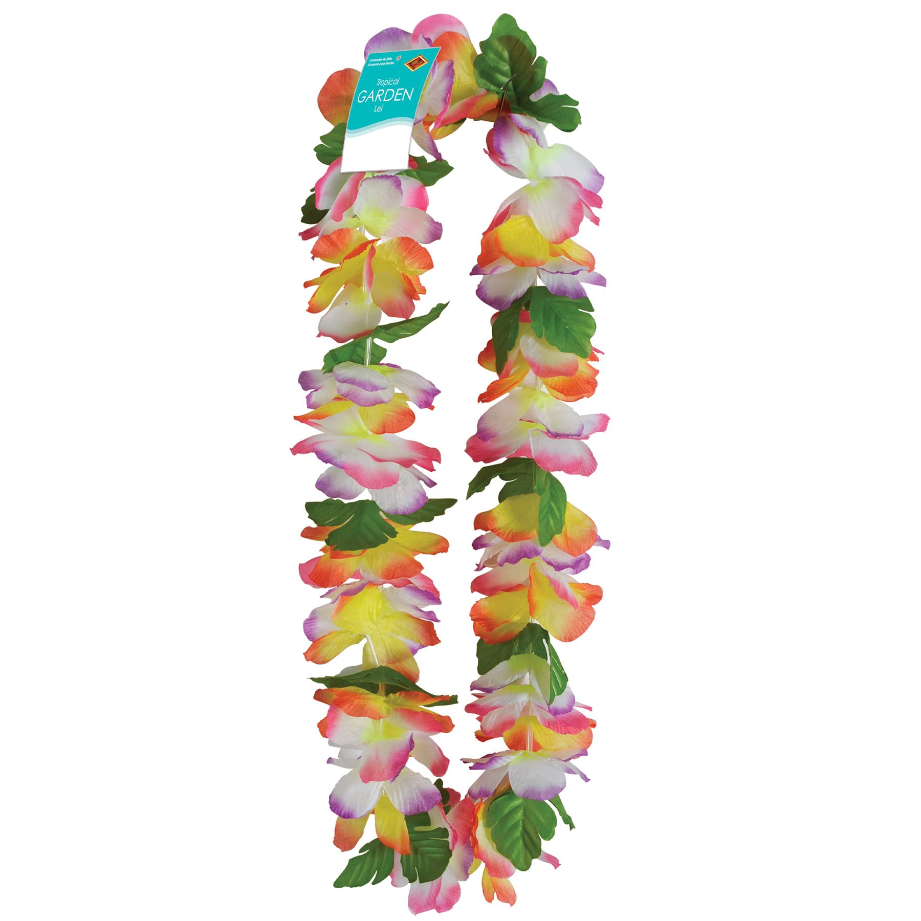 Beistle Silk 'N Petals Tropical Garden Lei