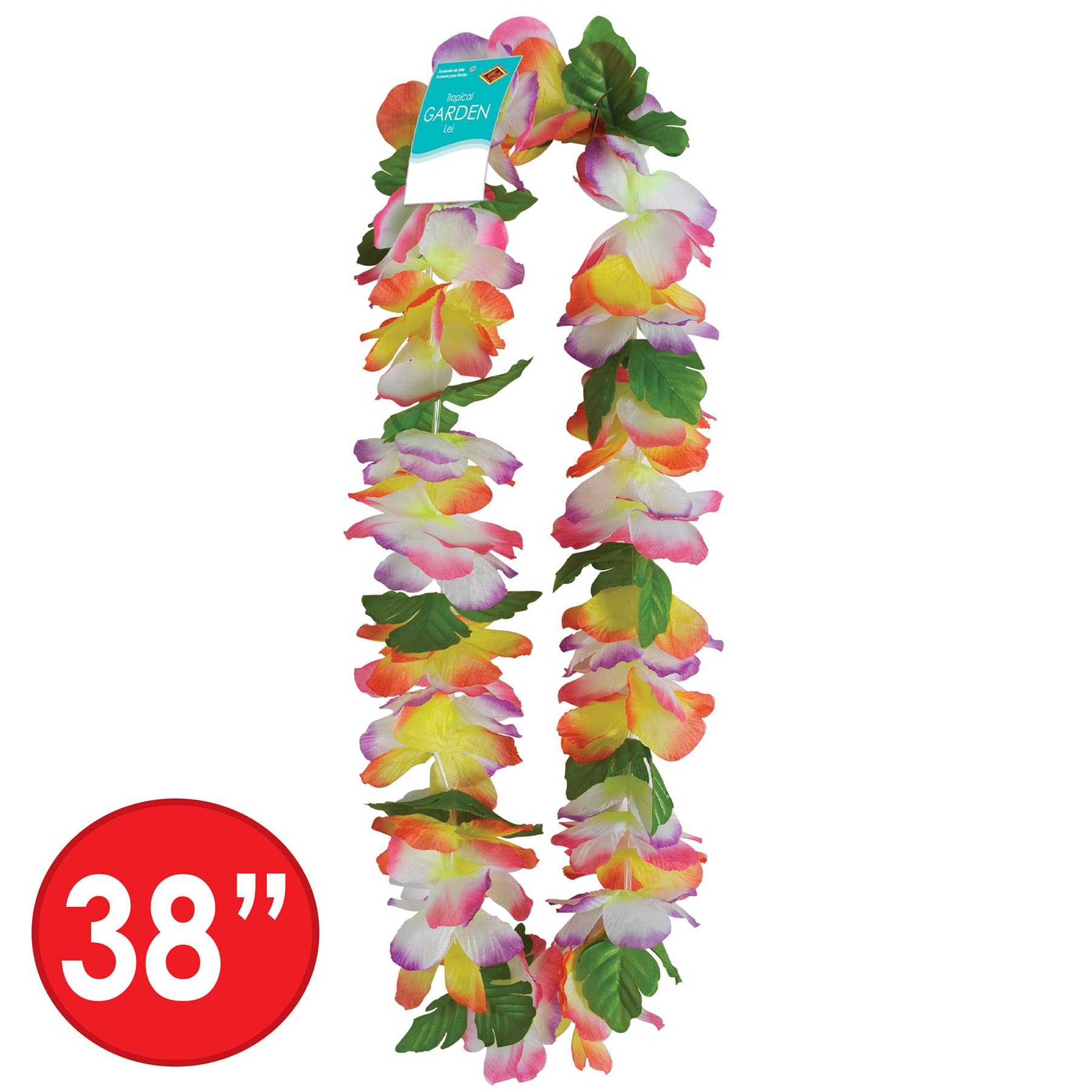 Beistle Silk 'N Petals Tropical Garden Lei