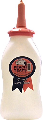 Peach Teats PT Nurser 82033 Hand Held Bottle, White