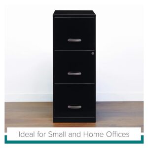 Lorell LLR18573 SOHO 18 3-Drawer Vertical File