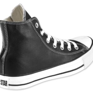 Converse Unisex Chuck Taylor All Star Leather High Top Shoe Black 11 M US, 13 Women/11 Men