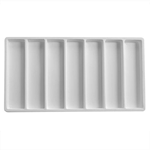 Display and Fixture Store White 7 Compartment Jewelry Tray Insert