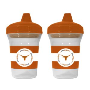 BabyFanatic Sippy Cup 2-Pack - NCAA Texas Longhorns - Officially Licensed Toddler & Baby Cup Set