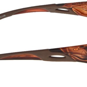Crossfire 21126 Infinity Premium Safety Glasses, HD Brown Polarized Lens - Crystal Brown Frame, Regular