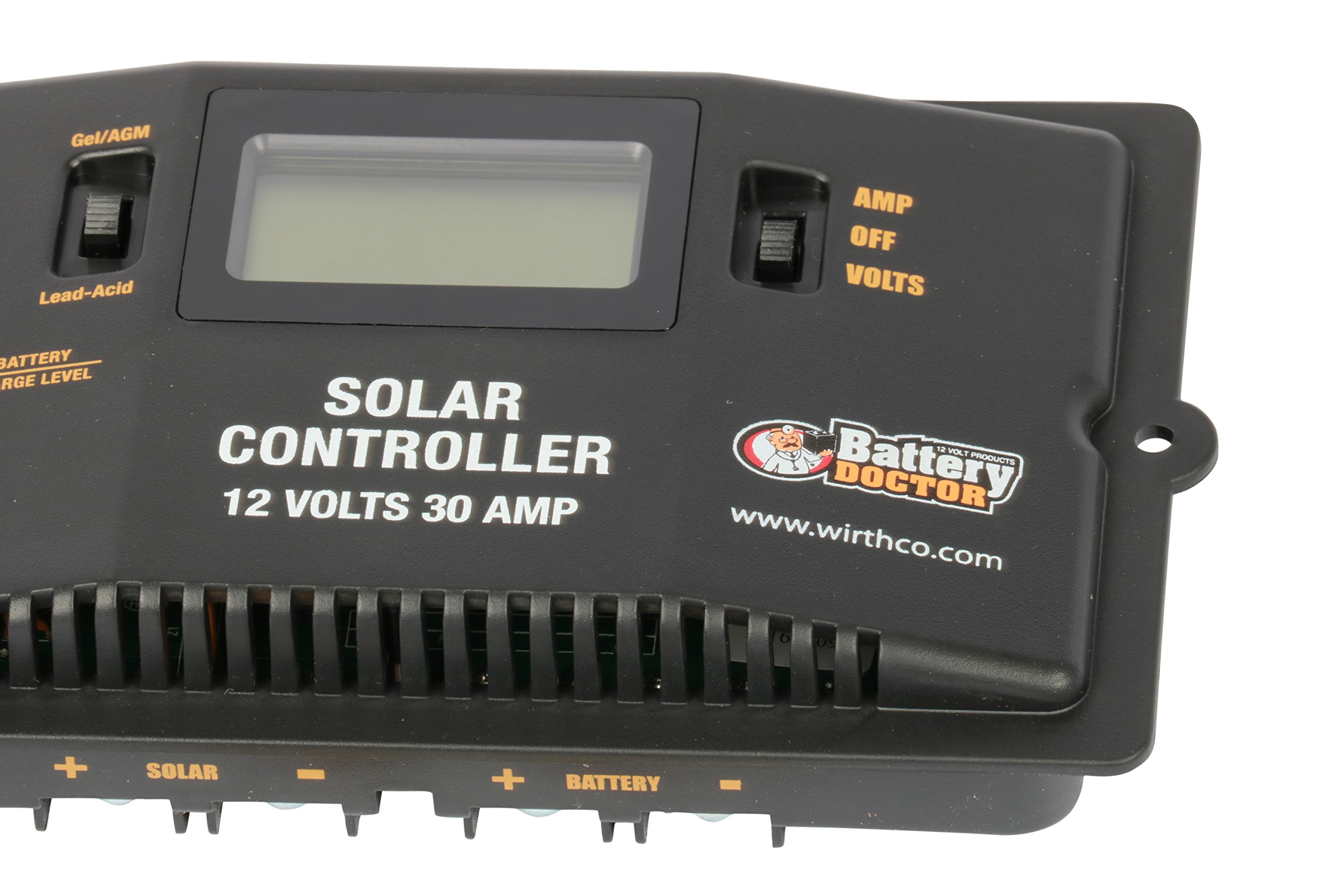 WirthCo 23125 Battery Doctor 30 Amp 12V Solar Controller