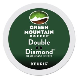 green mountain coffee roasters double diamond, single-serve keurig k-cup pods, dark roast coffee pods, 96 count