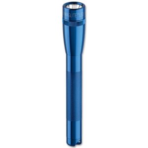 Maglite SP2P11H LED 2 Cell AA PRO Flashlight with Batteries and Holster Sleeve, Blue