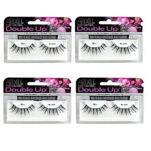 ardell - false eyelashes, double up #206, reusable, black (4-pack)