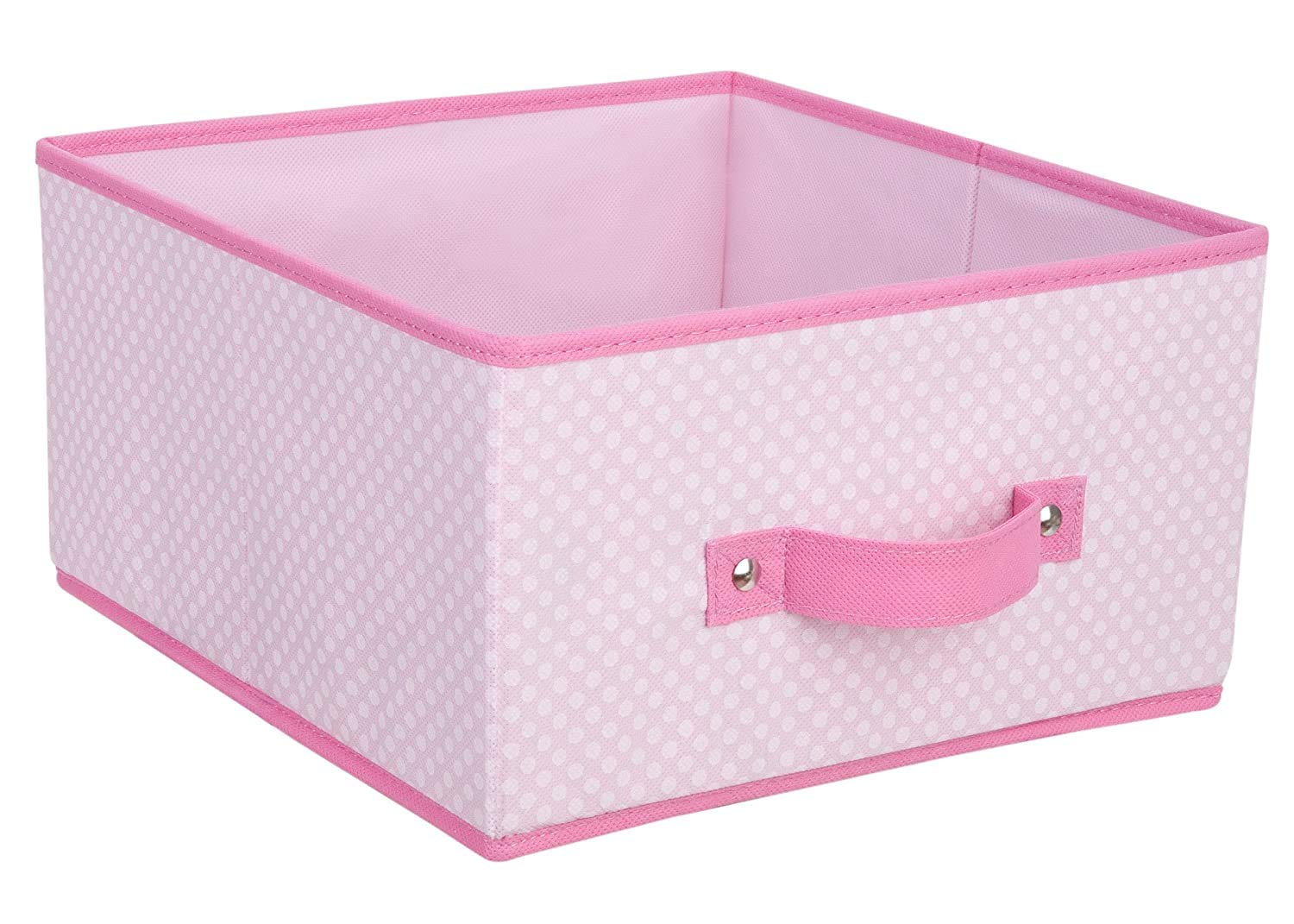 Delta Children Nursery Storage 24 Piece Set - Easy Storage/Organization Solution - Keeps Bedroom, Nursery & Closet Clean, Pink