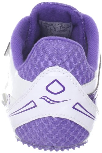 Saucony Women's Spitfire 2, White/Purple, 10 M US