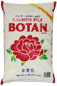 botan calrose rice, 15-pound