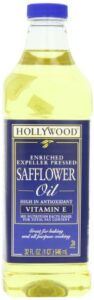 hollywood safflower oil, 32 oz