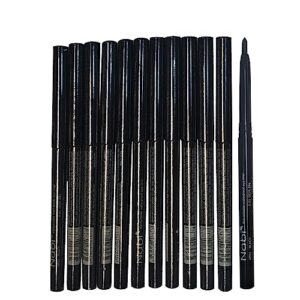 12pcs nabi retractable waterproof black eyeliner (wholesale lot) pencil