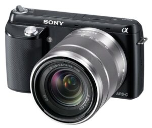 sony nex-f3k/b 16.1 mp mirrorless digital camera with 18-55mm lens (black)