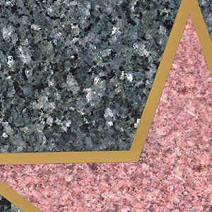 Beistle Walk of Fame Star Peel-N-Place Decoration