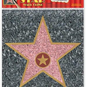 Beistle Walk of Fame Star Peel-N-Place Decoration