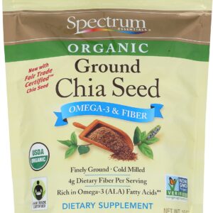 Spectrum Essentials Organic Ground Chia Seed, 10 Oz