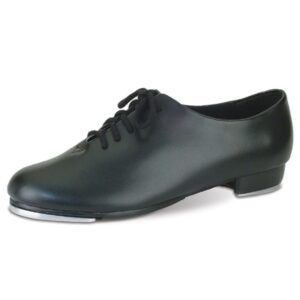 danshuz womens black oxford lace up tap dance shoes size 3.5