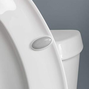 BEMIS 7900TDGSL 000 Commercial Heavy Duty Closed Front Plastic Toilet Seat with Cover will Slow Close, Never Loosen & Reduce Call-backs, ELONGATED, White