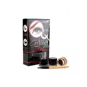 L.A. Girl Gel Liner Kit - Very Black, 0.10 Ounce