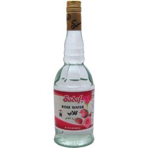 sadaf rose water for cooking 20 oz - food grade rose water for baking, food flavoring or drinking - edible rose water drink - ideal for persian desserts or beauty care - product of lebanon