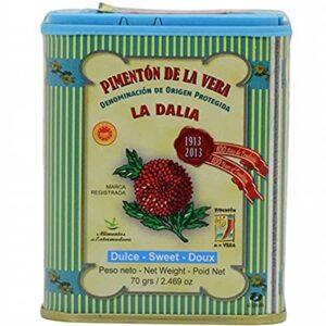 la dalia sweet smoked paprika from spain, 2.469 oz