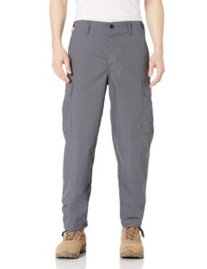 tru-spec men's standard bdu pant, charcoal grey, large