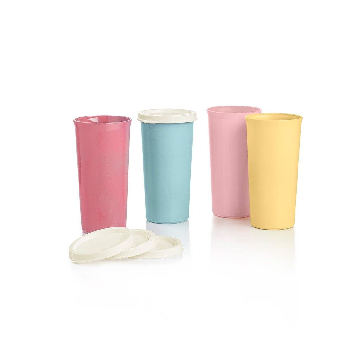 Tupperware Bell Tumblers x 4 in Assorted Classic Colors