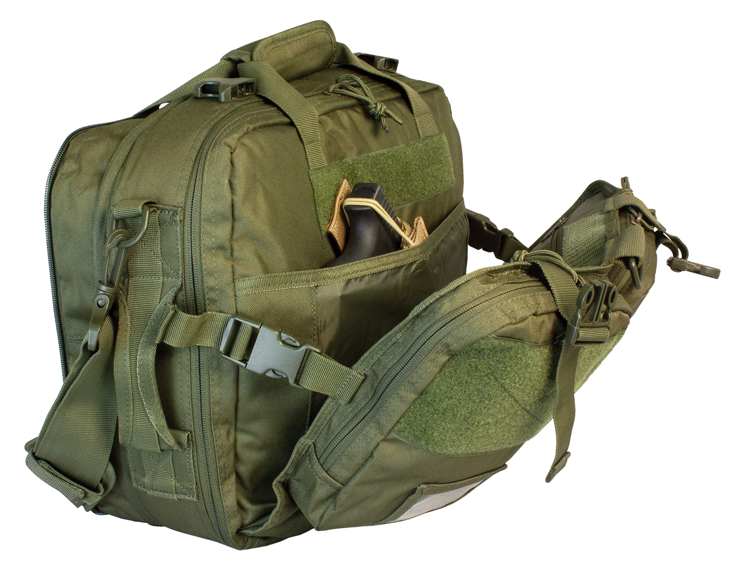 Red Rock Outdoor Gear Navigator Laptop Bag (Olive Drab)