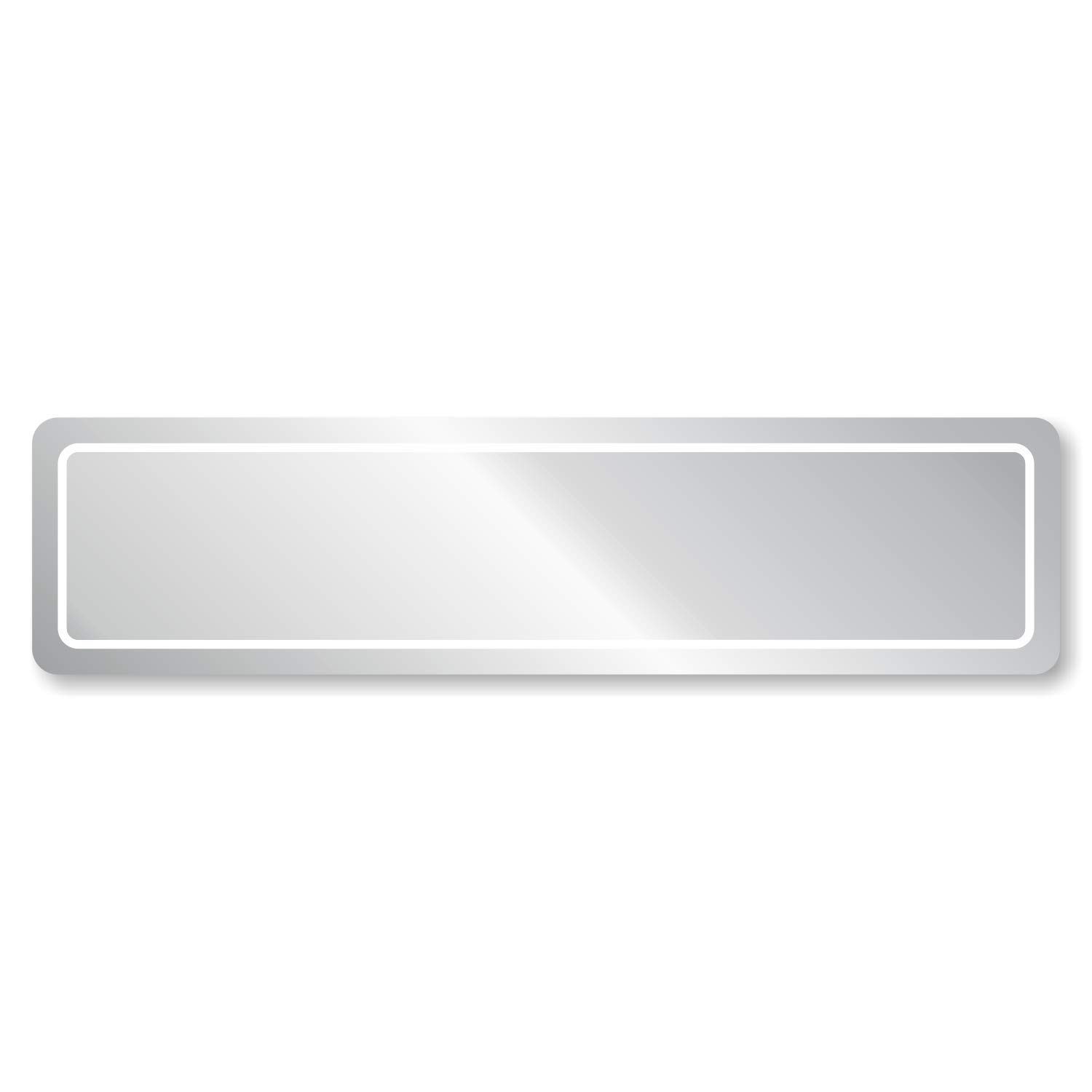 MyHardHatStickers Silver Retro Reflective Helmet Strips | 1" x 4", Pack of 16