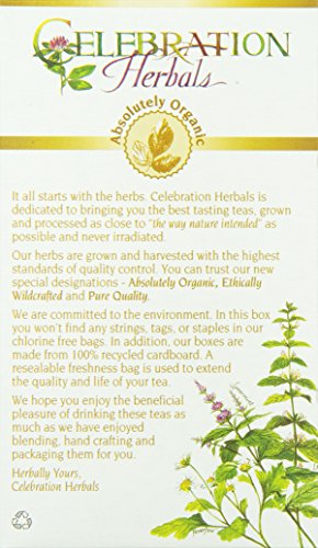 CELEBRATION HERBALS Mullein Leaf Organic 24 Bag, 0.02 Pound