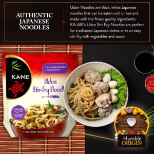 Ka-Me Udon Stir Fry Noodles - 14.2 Oz (Pack of 6)