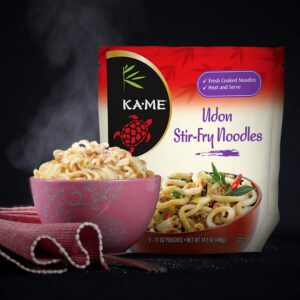 Ka-Me Udon Stir Fry Noodles - 14.2 Oz (Pack of 6)